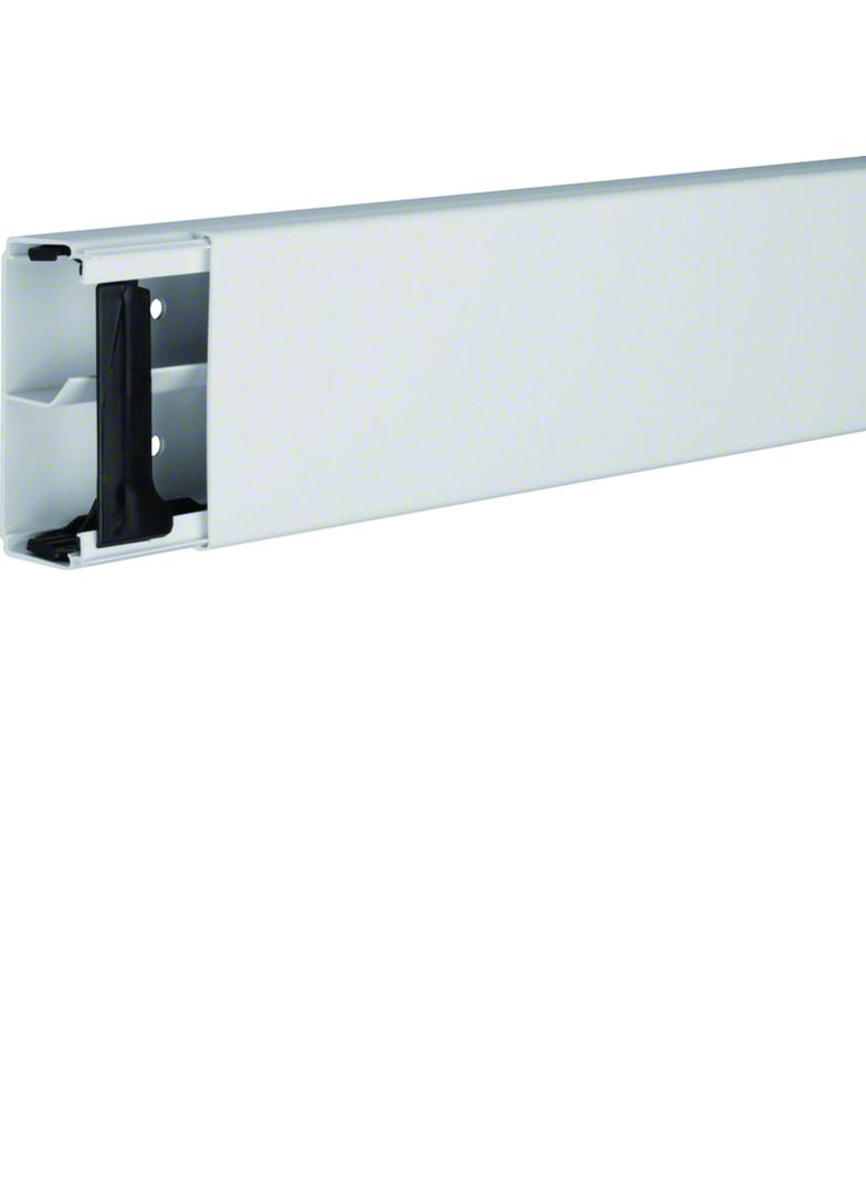 tehalit.LF Kanał elektroinstalacyjny PVC 40x90mm z przegrodą, jasnoszary