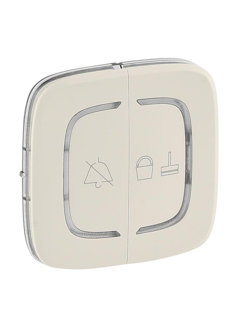 MY HOME VALENA ALLURE - KLAWISZ HOTELOWY PODWÓJNY KREMOWY, Legrand