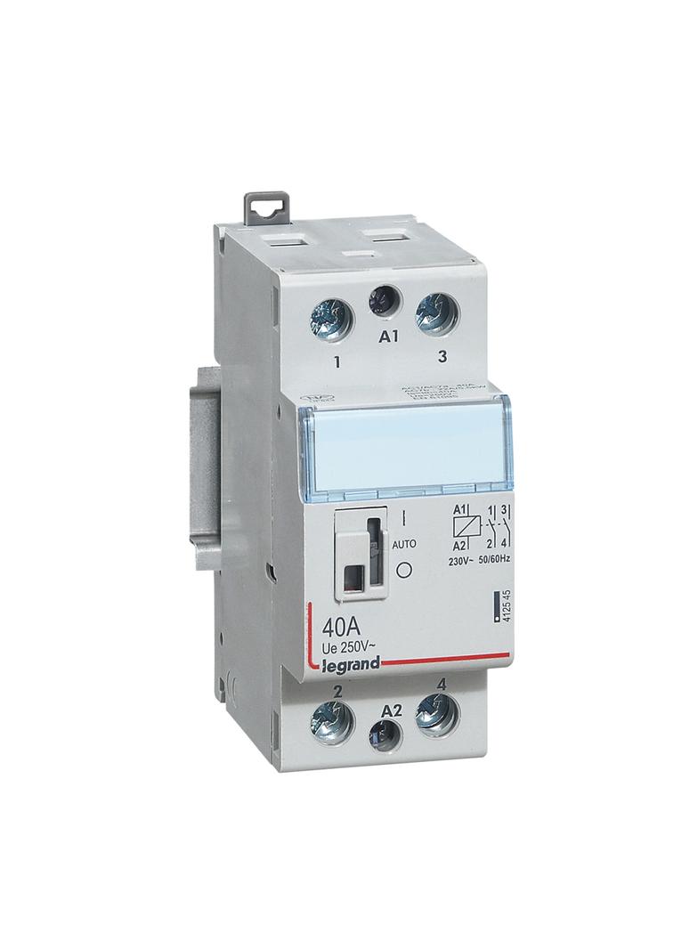 STYCZNIK MODUŁOWY SM 340 40A 230V 2NO Z MANIPULATOREM, Legrand