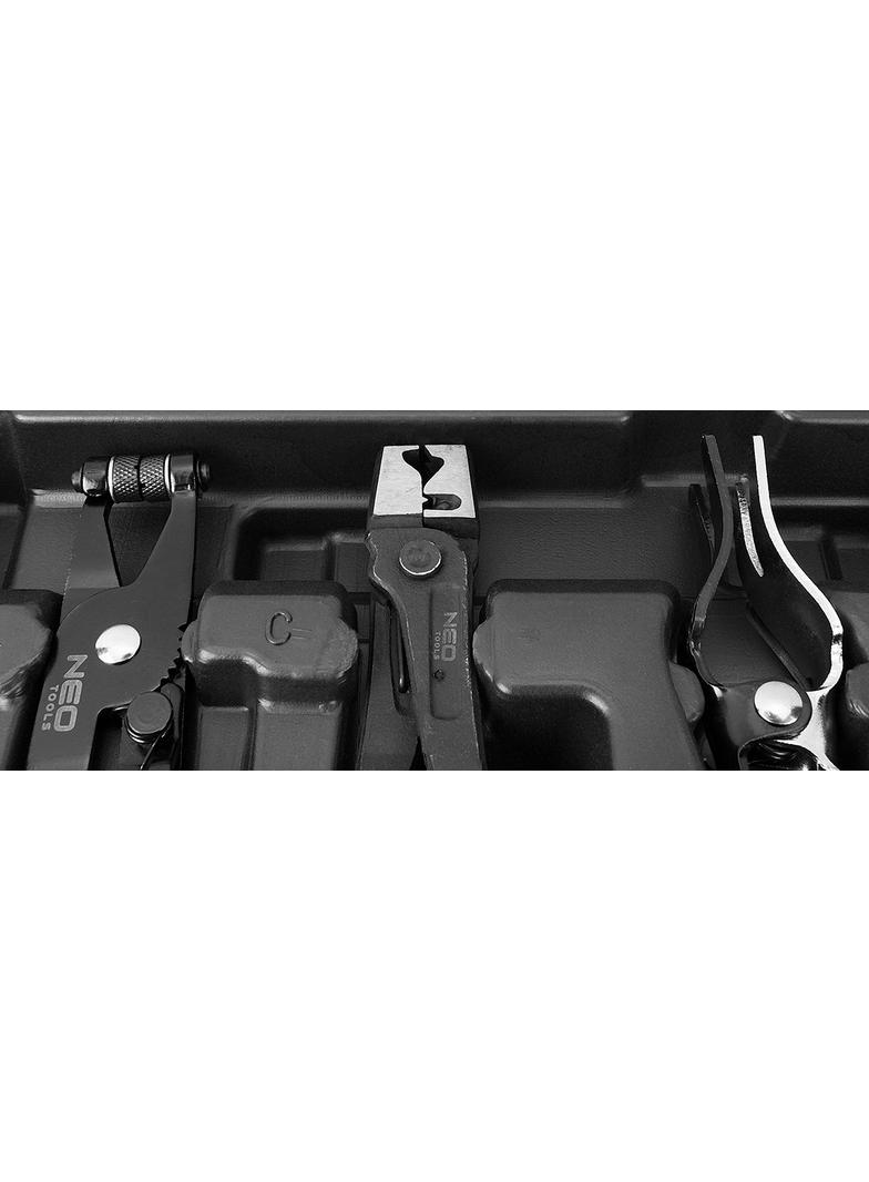 Szczypce do opasek zaciskowych, zestaw 9 szt.