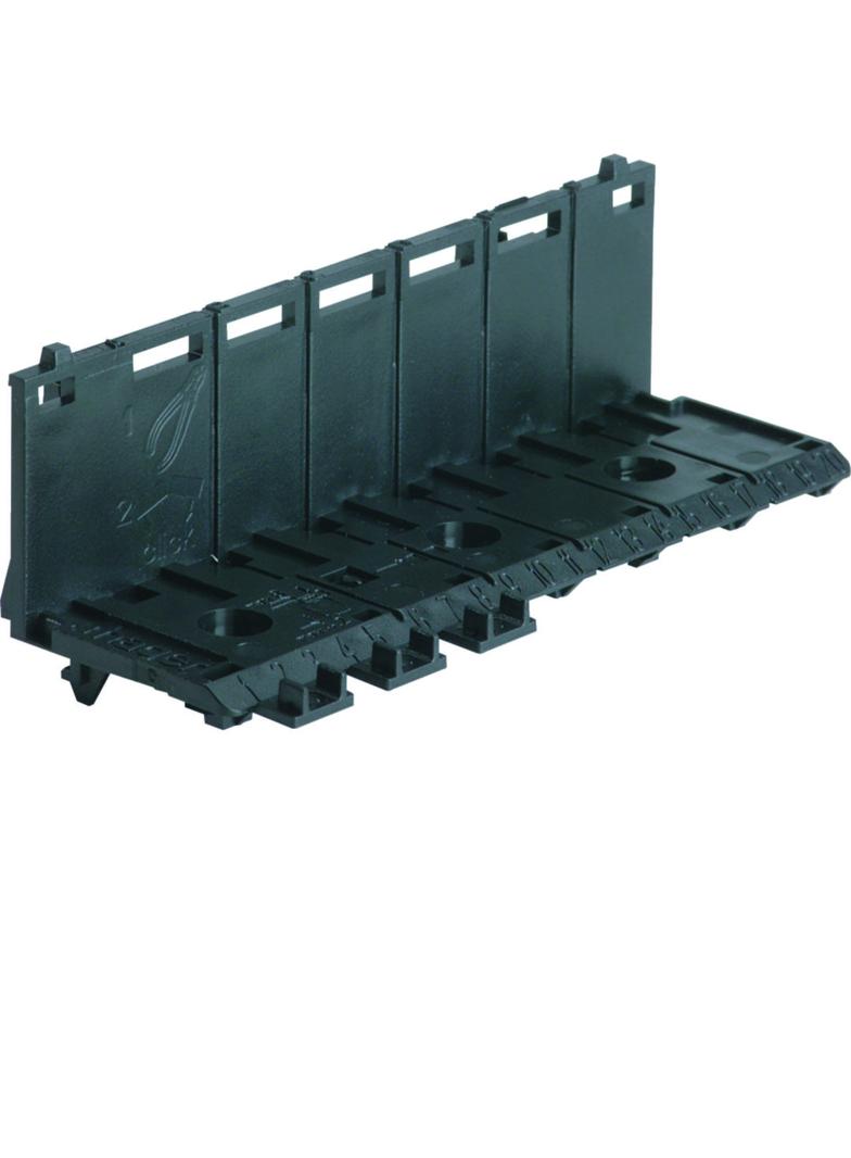 QuickConnect Nośnik samozacisków uniwersalny montaż TS35/płyta/płaskownik KN00A HAGER