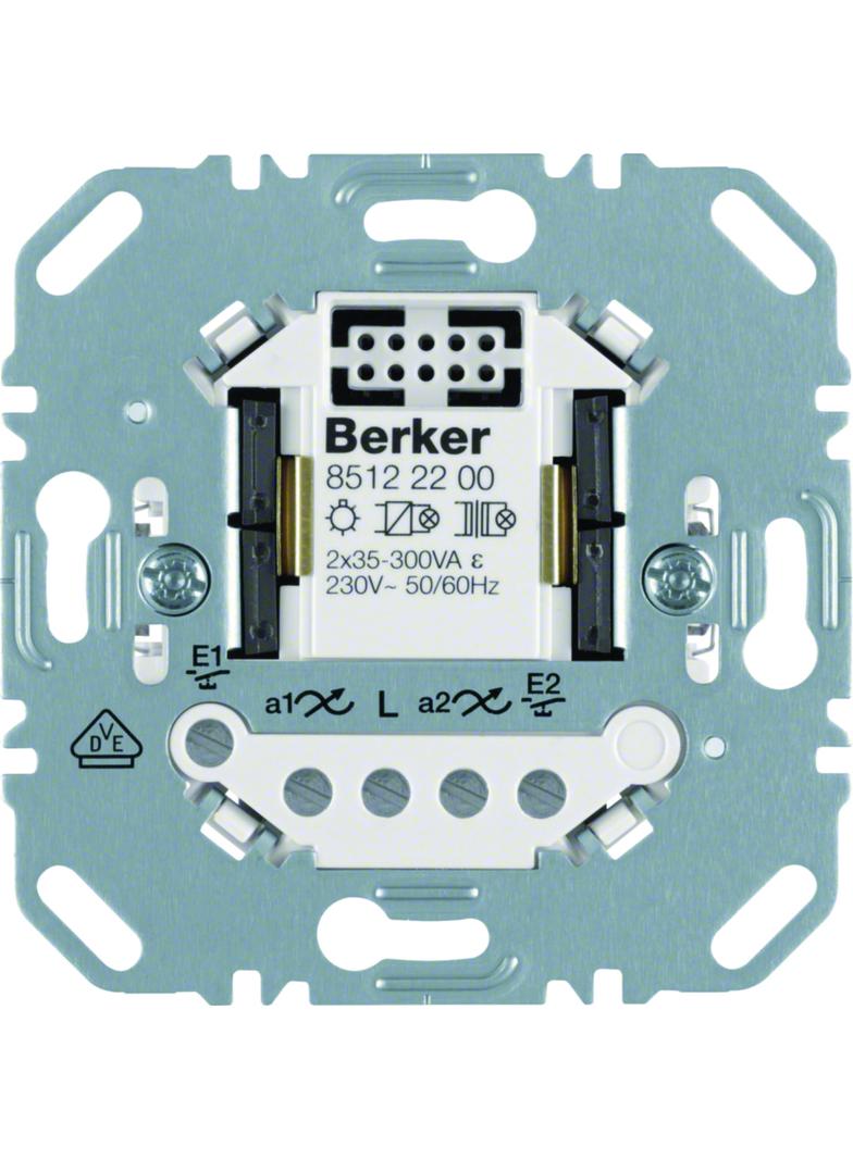 BERKER one.platform Elektroniczny sterownik załączający podwójna mechanizm 85122200 HAGER