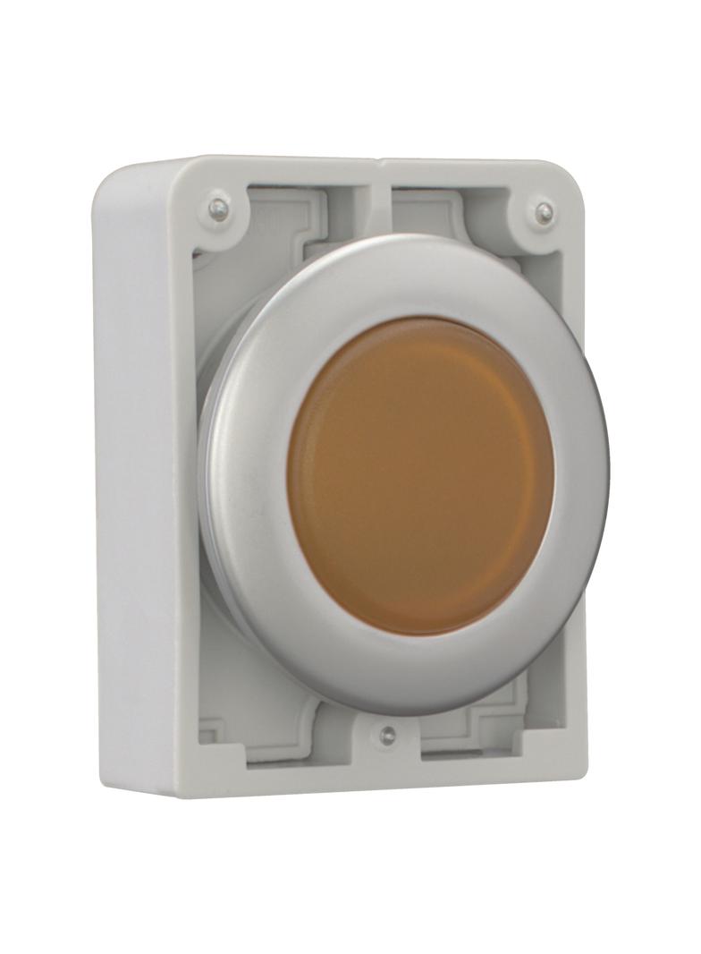 M30C-FL-A Główka lampki sygnalizacyjnej 30mm płaska pomarańczowa 183286 EATON