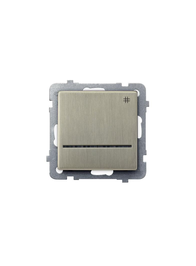 SONATA Łącznik krzyżowy z podświetleniem niebieskim - kolor nowe srebro