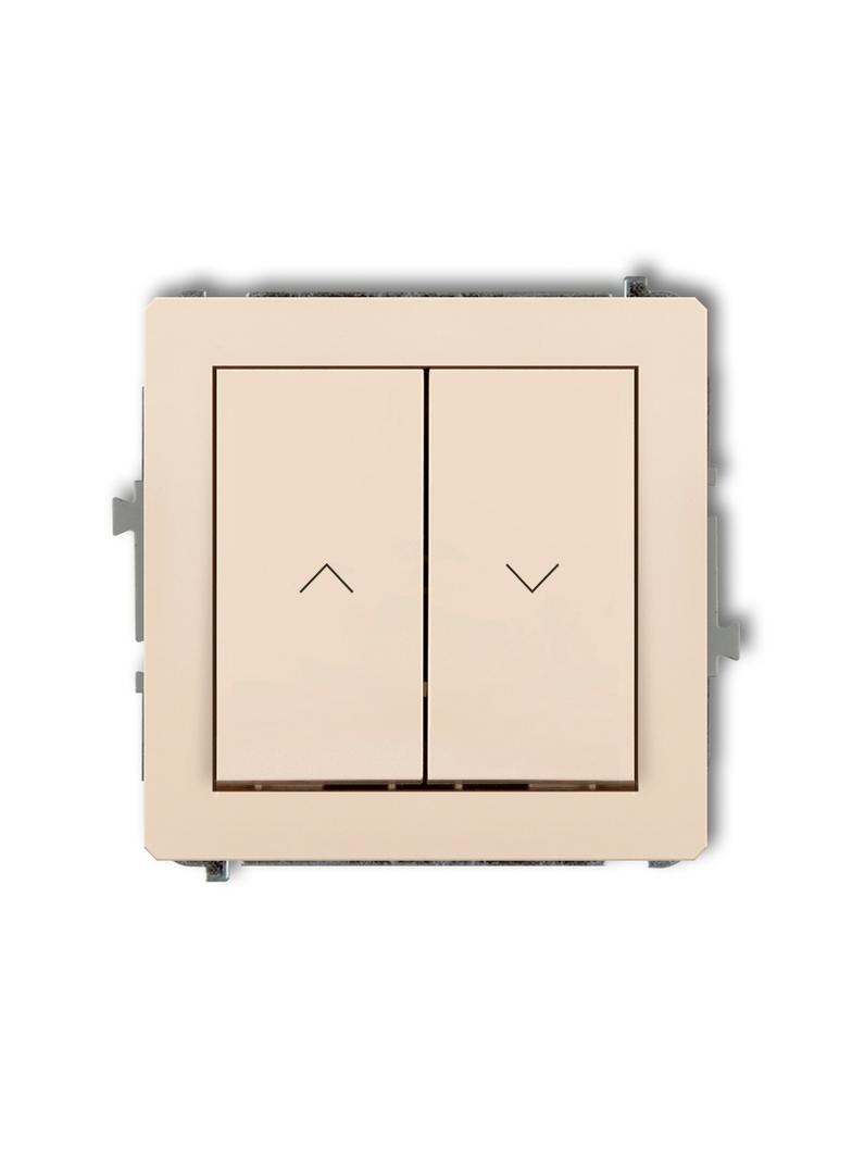 DECO Mechanizm łącznika zwierny żaluzjowego beżowy