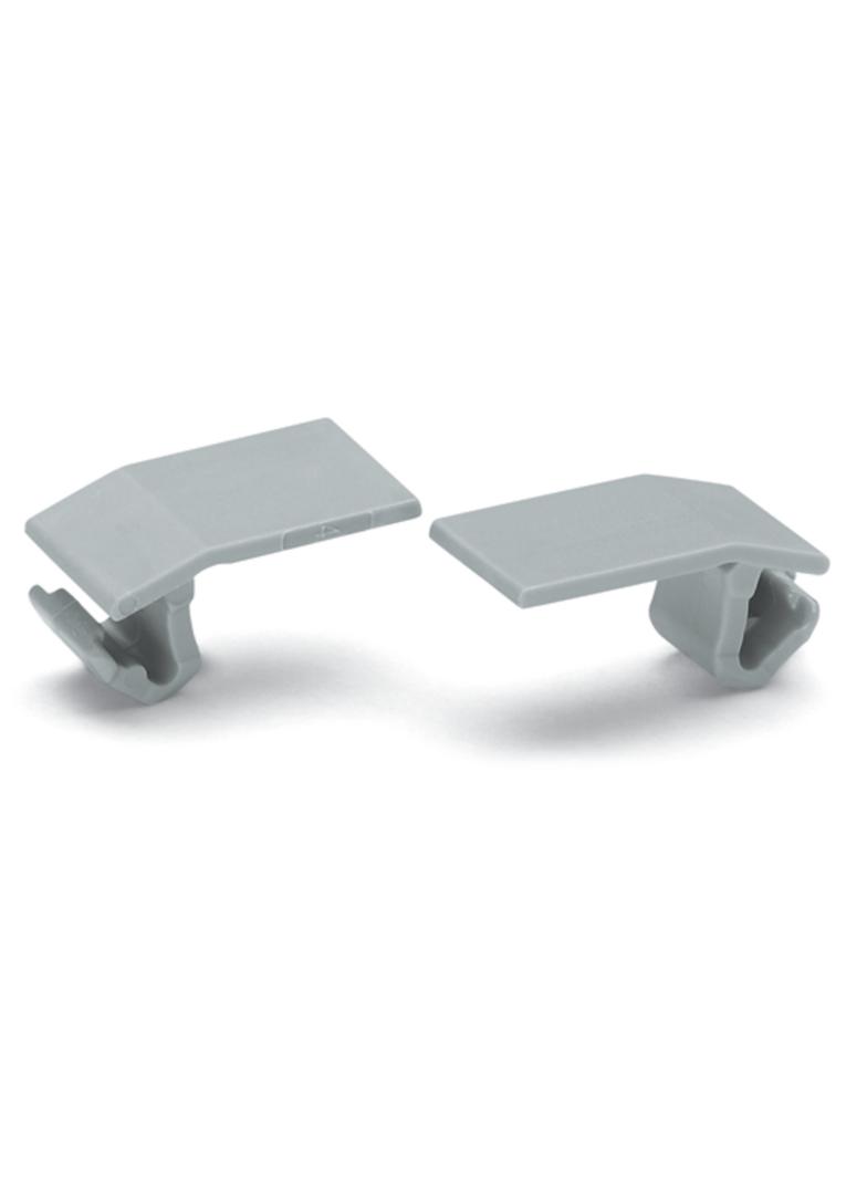 zaślepka do otworu na przewód szara