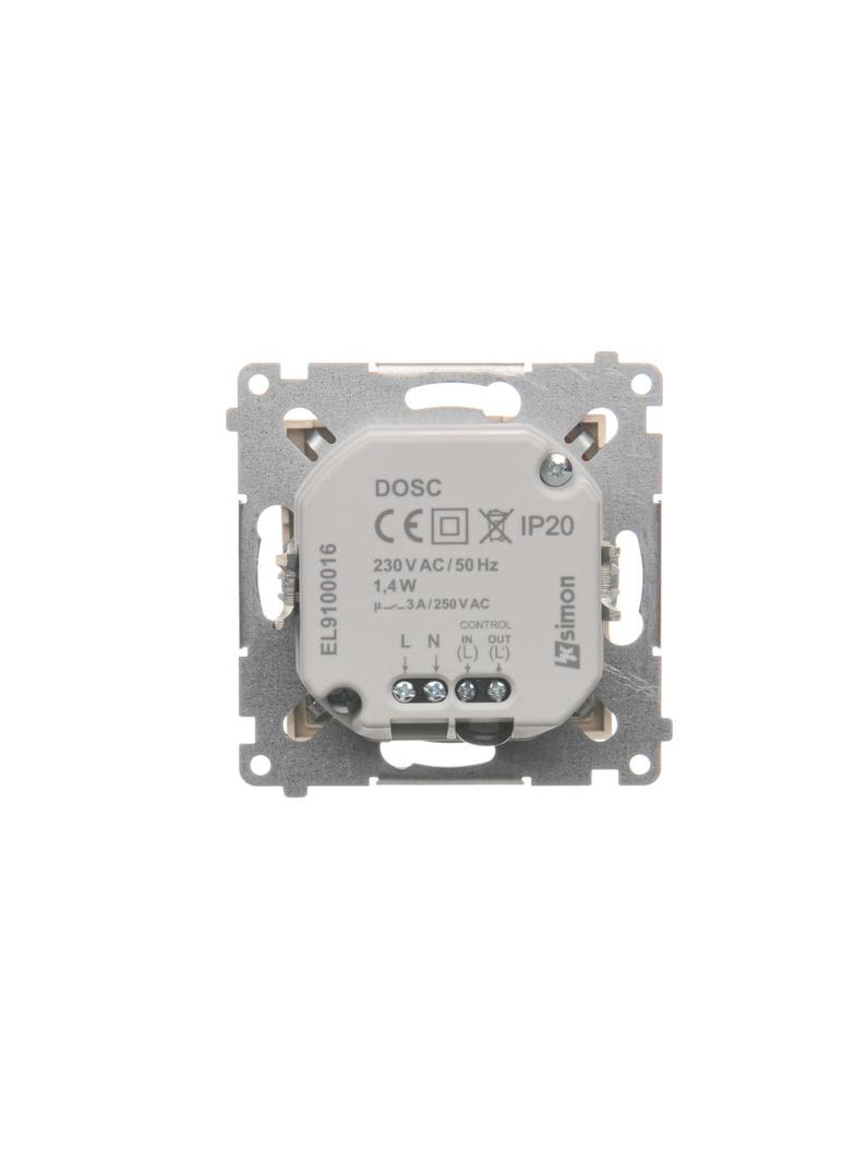 Simon 54 Oprawa oświetleniowa LED z czujnikiem ruchu 230 V AC 1.4 W białe ciepłe 3100 K kremowy DOSC.01/41 KONTAKT