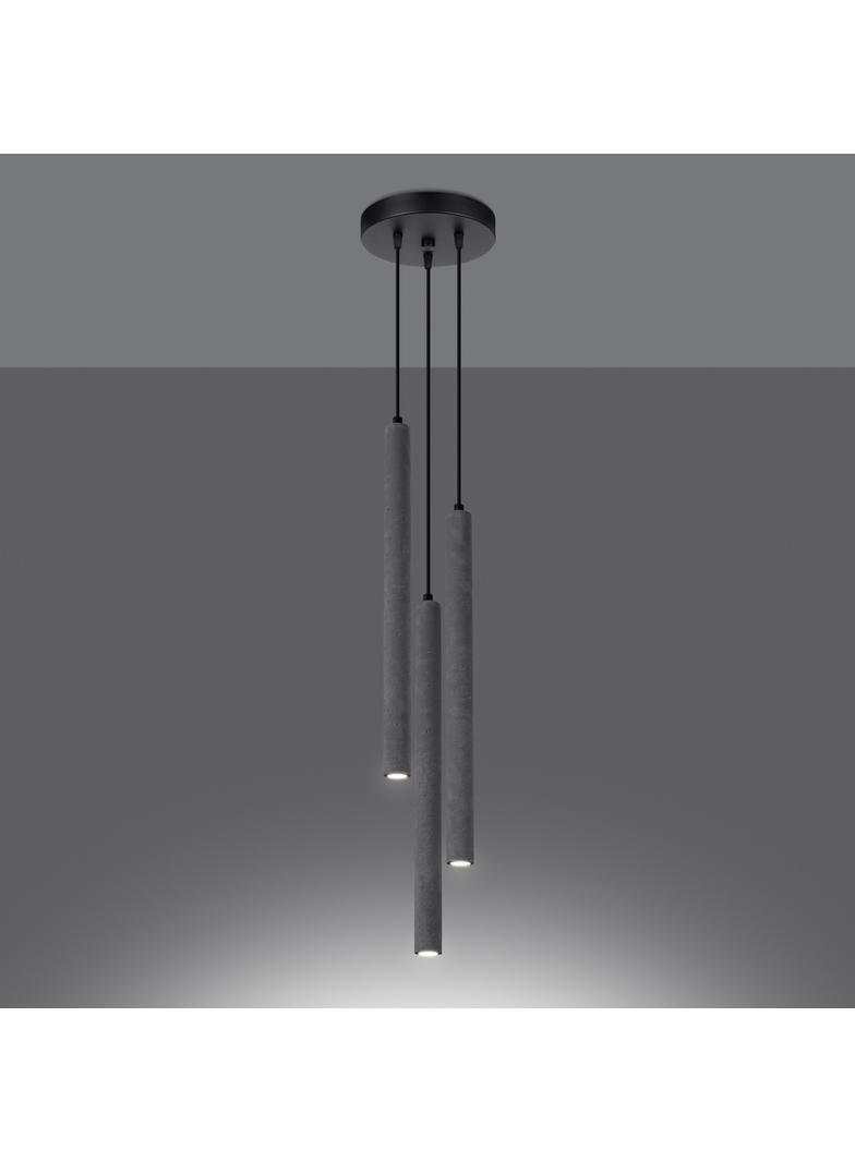 Sollux Lampa wisząca PASTELO 3P beton SL.1273