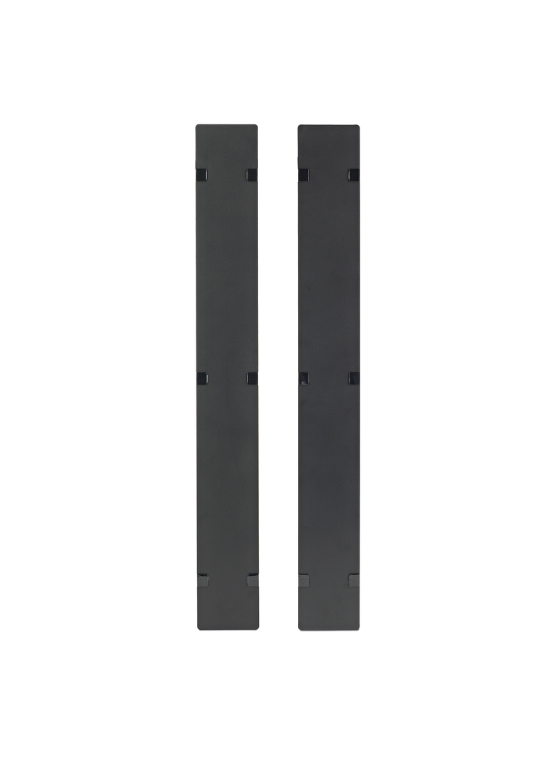 Osłony na zawiasach do systemu pionowego prowadzenia kabli w szafach NetShelter SX 45U o szerokości