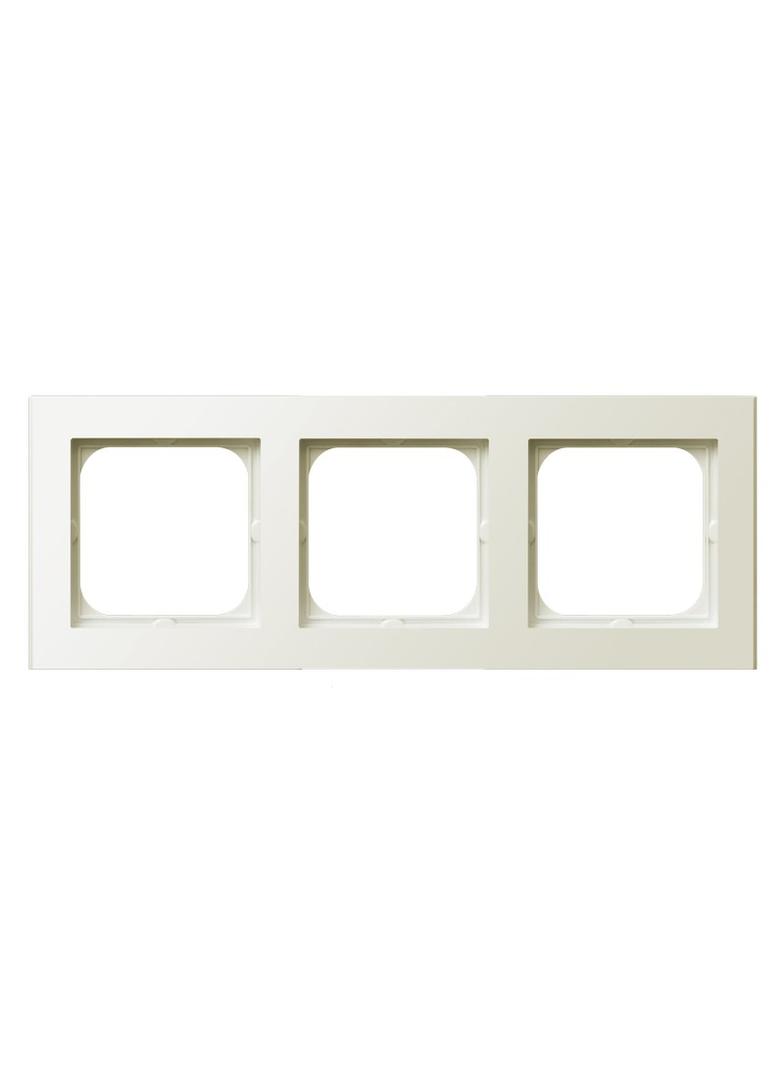 SONATA Ramka potrójna - kolor ecru