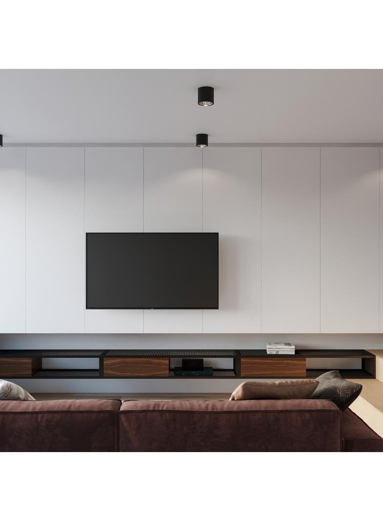 Sollux Plafon TIUBE czarny SL.0697