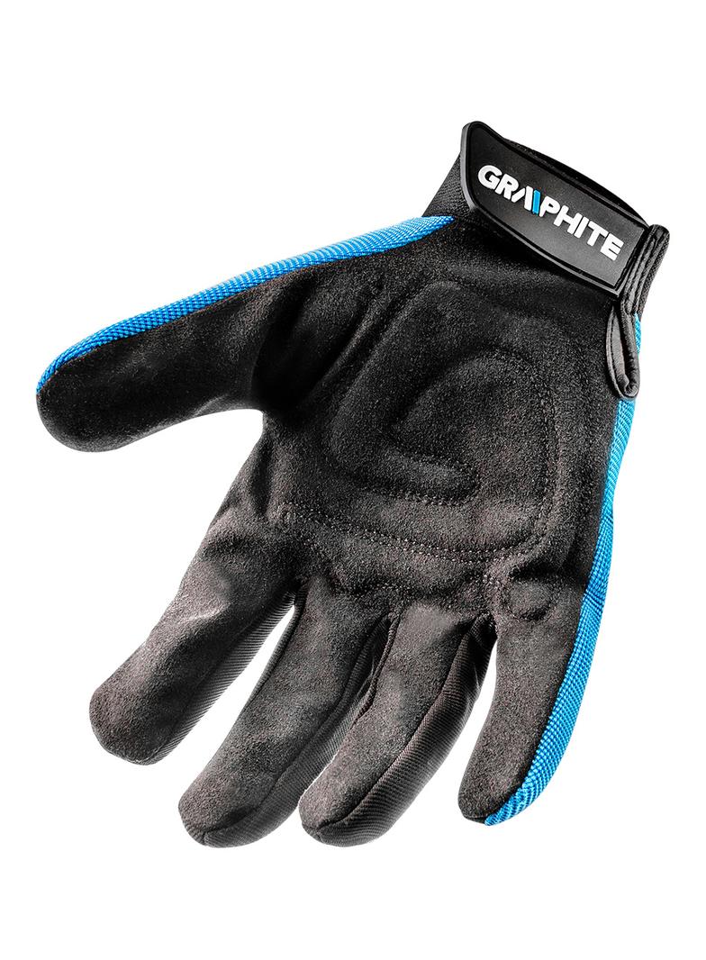 Rękawice robocze 10", skóra syntetyczna + elastyczna tkanina, CE