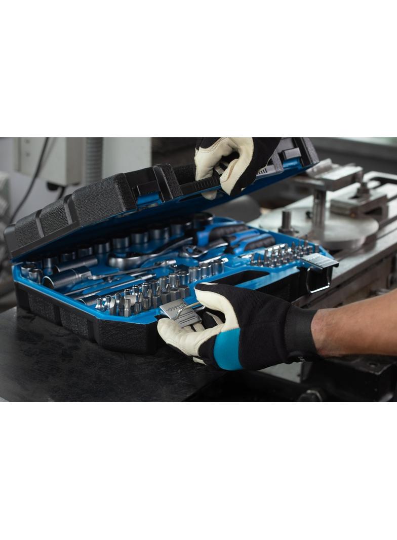 Zestaw narzędzi 85 szt. CrV, 1/4", 1/2"