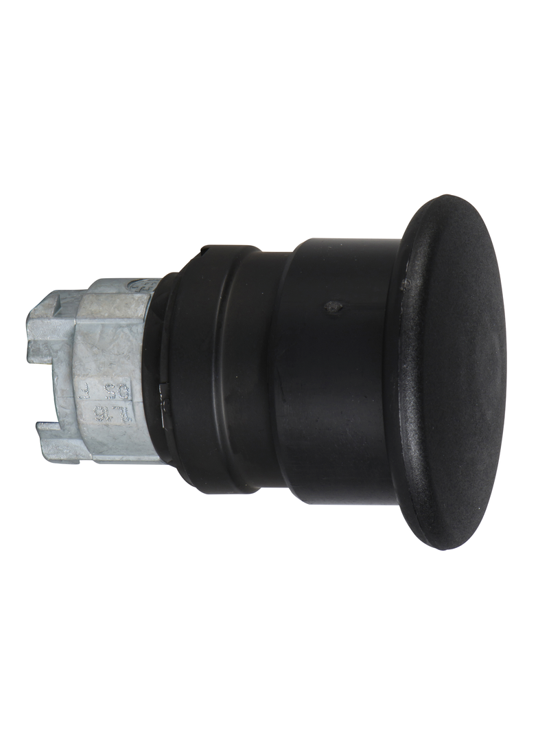 Harmony XB4 Przycisk grzybek fi22 czarny z samopowrotem okrągły metalowy ZB4BC27 Schneider