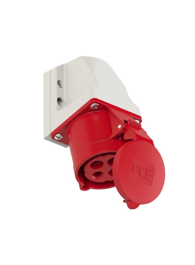 GNIAZDO STAŁE 32A 400V 3P+Z  mała obudowa IP44