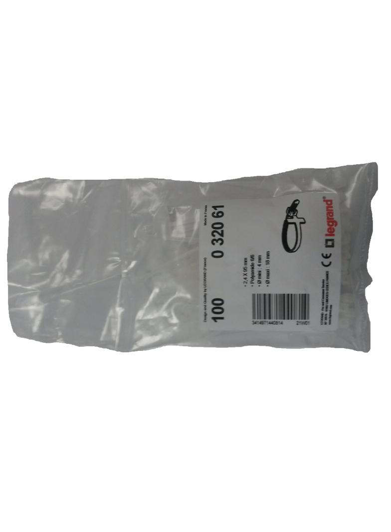 OPASKA COLRING - ZĄBKI WEWNĘTRZNE + OPIS - DŁUGOŚĆ 95 MM; SZEROKOŚĆ 2,4 MM - BEZBARWNA (TOREBKA), Le