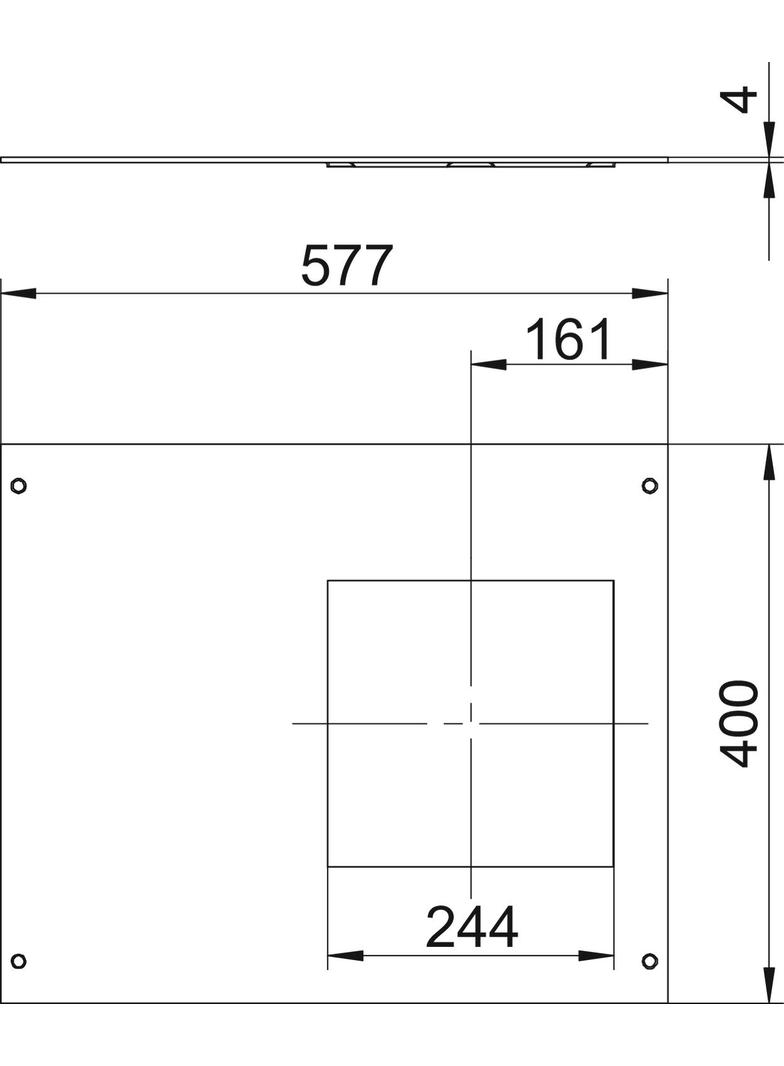 OKAD600/9, POKRYWA MONTAŻOWA