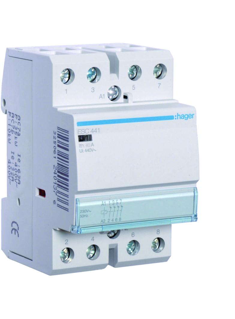 Stycznik modułowy 230V AC 4R 40A AC-7A B ESC441 HAGER