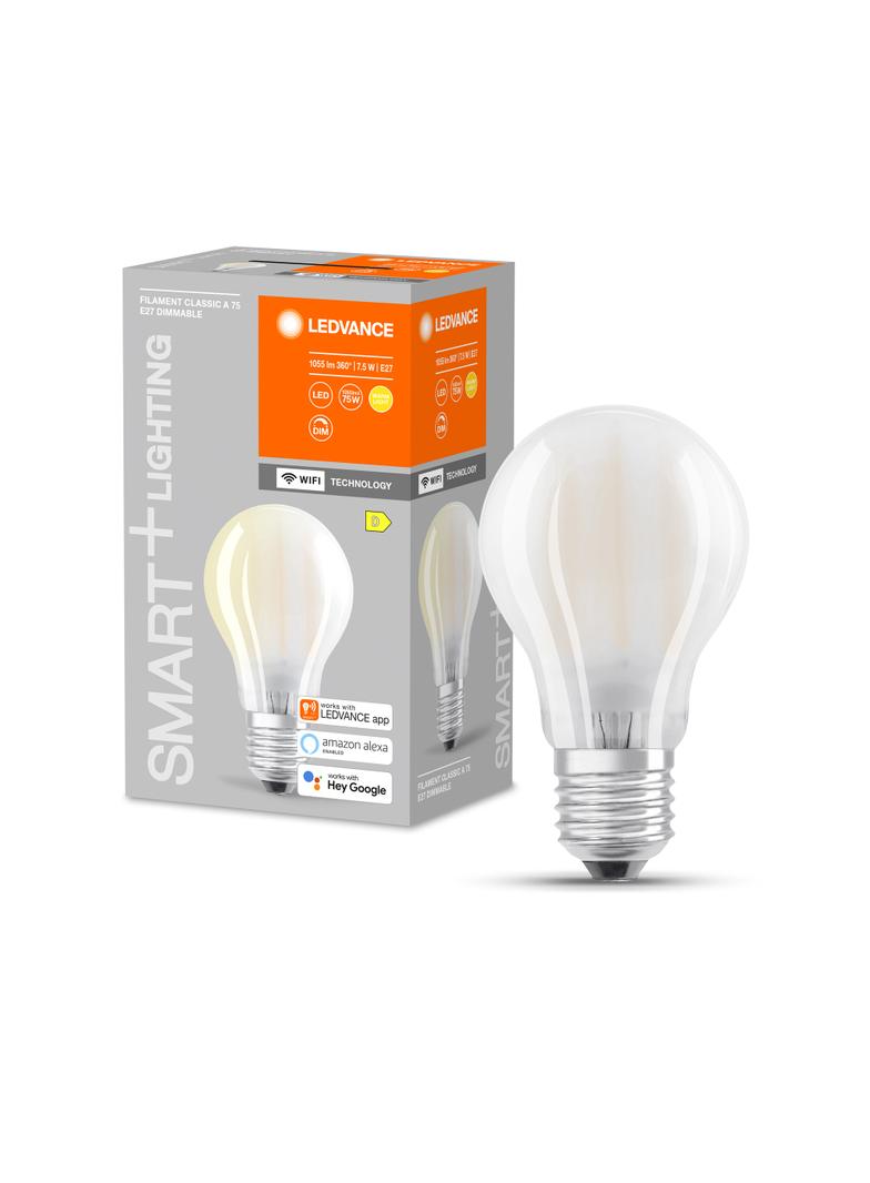 Lampa LED SMART+ WiFi CL A szkło matowe DIM 75  7,5W/827 E27
