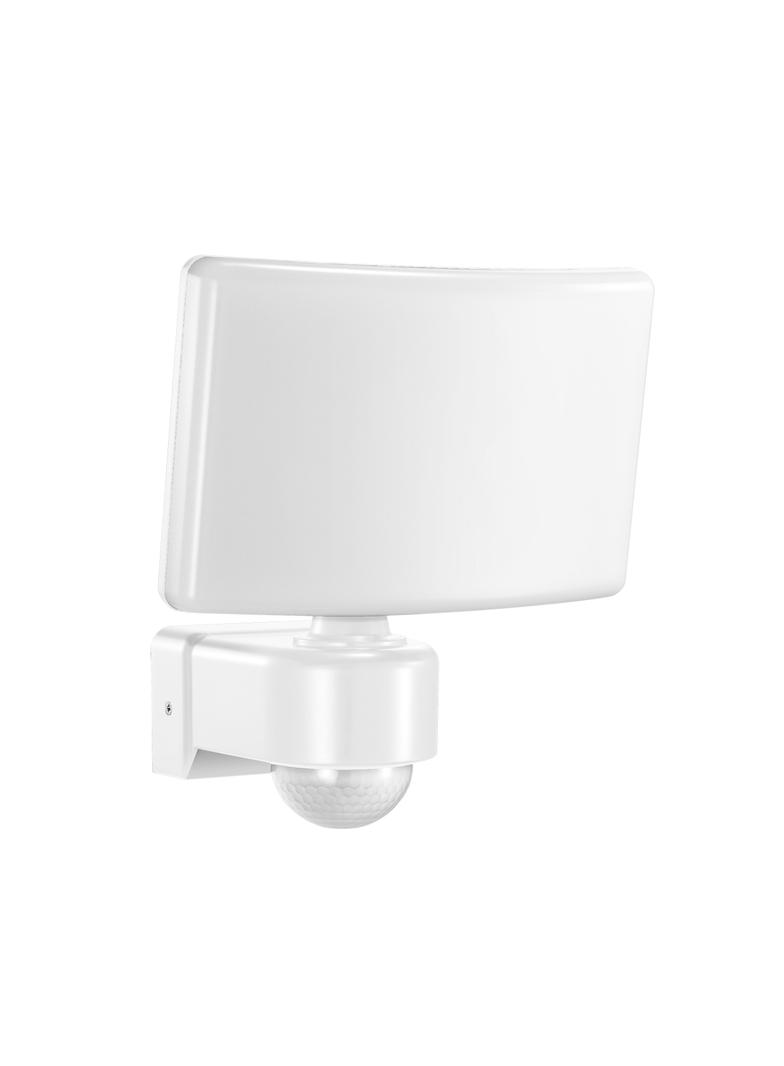 Naświetlacz ogrodowy z PIR TOS LED 30W 2200lm IP65 4000K PC biały AD-NL-6148WLR4 ORNO
