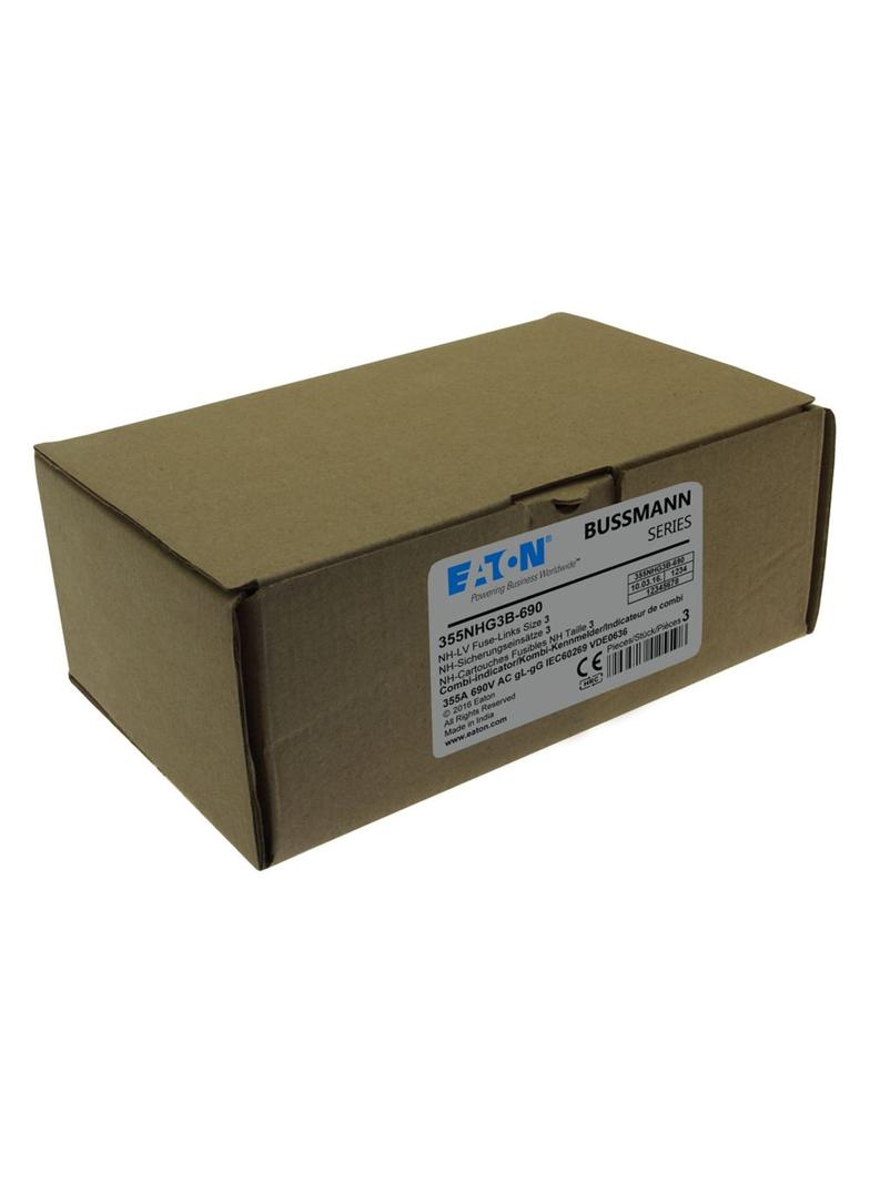 NH FUSE 355AMP 690V gG SIZE 3 Wkładka NH3 355A 690V GL/GG podwójny wskaźnik 355NHG3B-690 EATON