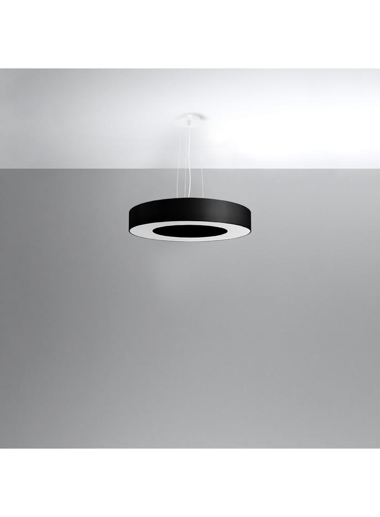 Sollux Żyrandol SATURNO SLIM 50 czarny SL.0750