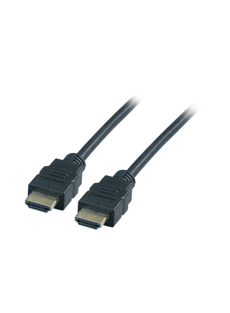 Kabel HighSpeed HDMI™ czarny Eth. A-A, M-M 4K30Hz, 1,0m czarny