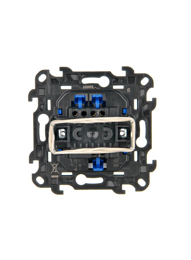 Simon 24 Łącznik schodowy /bez piktogramu/ z podświetleniem LED biały NW6L.01/X/11