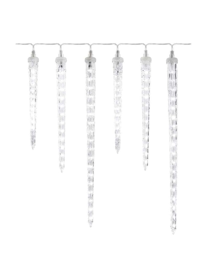 Lampki świąteczne 160 LED 6x sopel 25 do 40 cm 3,6 m zimna biel IP44 DCPC06 EMOS