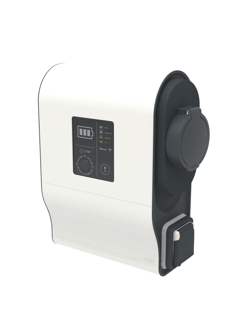 GREEN'UP PREMIUM: STACJA ŁADOWANIA POJAZDÓW ELEKTRYCZNYCH TYPU WALLBOX, JEDNOFAZOWA, 3,7KW, MODE 2 I