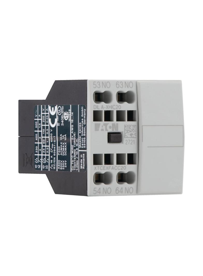 DILA-XHIC20 styki pomocnicze 2Z 0R zac. Sprężynowy 276528 EATON