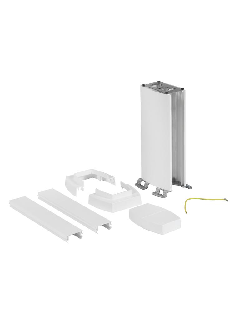 Minikolumna 2-komorowa 0,3m, biała, Legrand