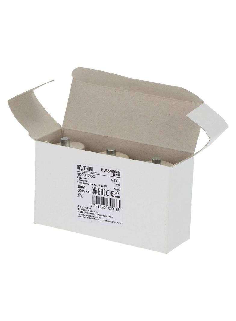 FUSE 100A DIV 500VAC Wkładka DIV 100A 500VAC E125 100D125Q EATON