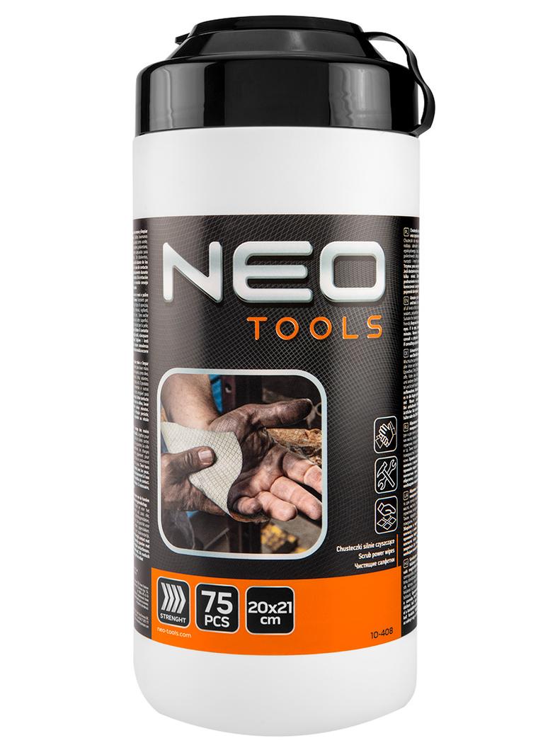 Chusteczki ze ścierniwem do mycia rąk oraz czyszczenia powierzchni i narzędzi, słoik 75 szt., 20x21