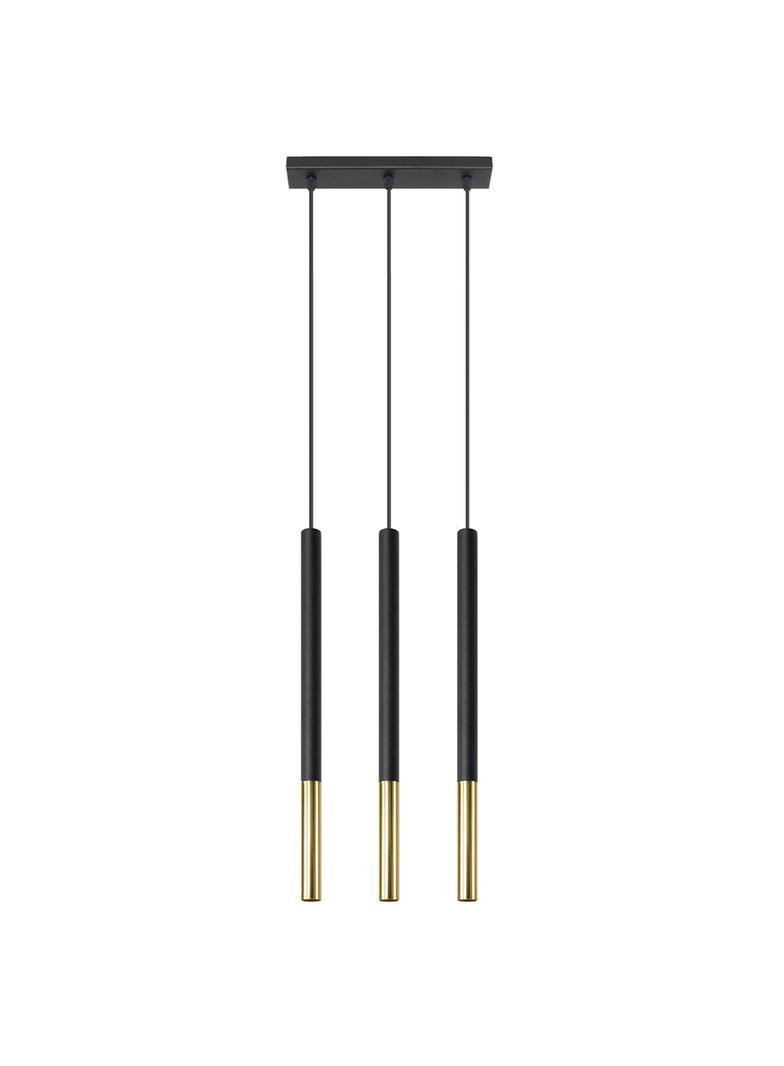 Lampa wisząca MOZAICA 3L czarny/złoto