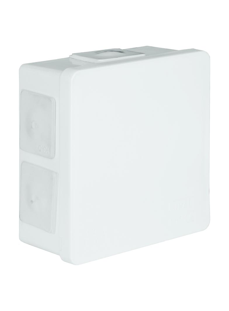 VP-02 Puszka natynkowa 86x86x40mm IP55 6-wl klik dł.gum. biała VP 002-01 61.107 OPATÓWEK