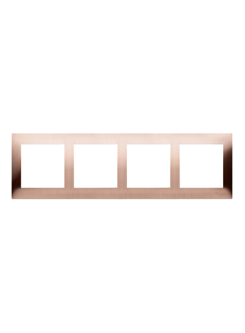 Simon 54 Premium Ramka 4-krotna PREMIUM IP20 / IP44 miedź rustykalna DR4/36 KONTAKT