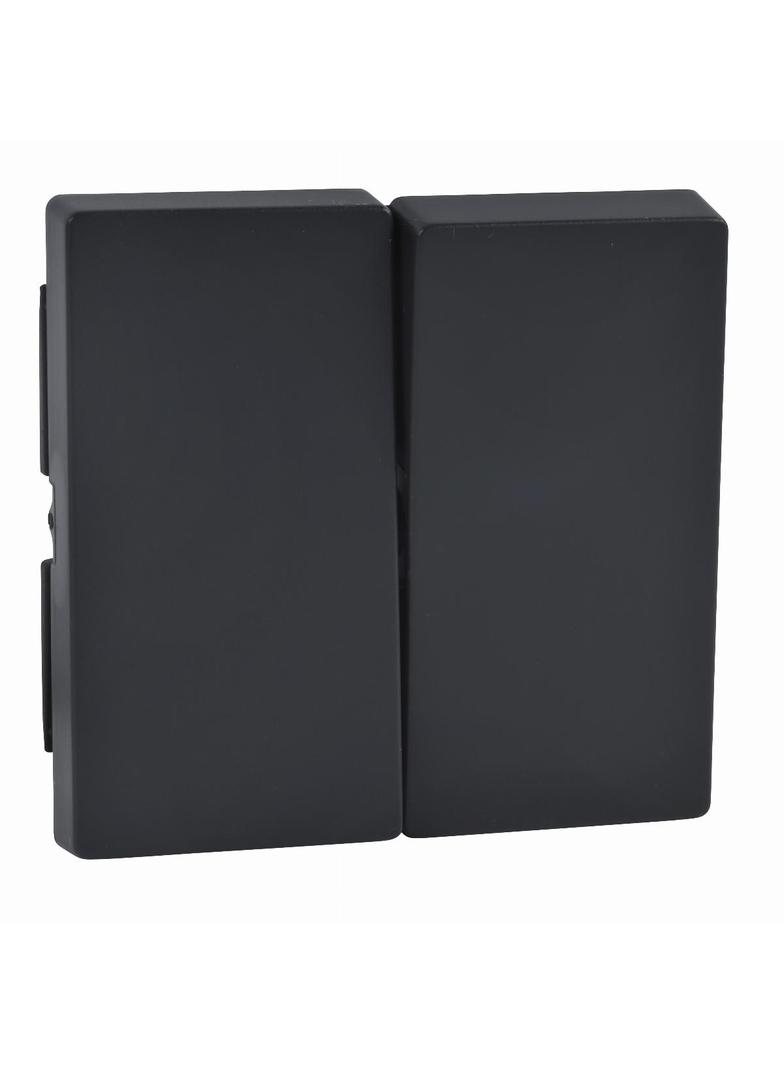 Merten, System M, klawisz podwójny, antracytowy