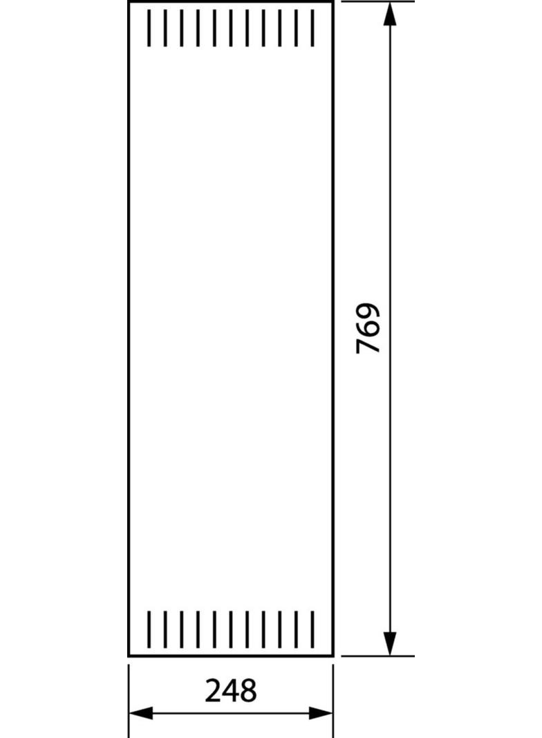 univers Drzwi FW lewe perforowane RAL9010 dla obudowy wys.800 x szer.800mm FZ011NV HAGER