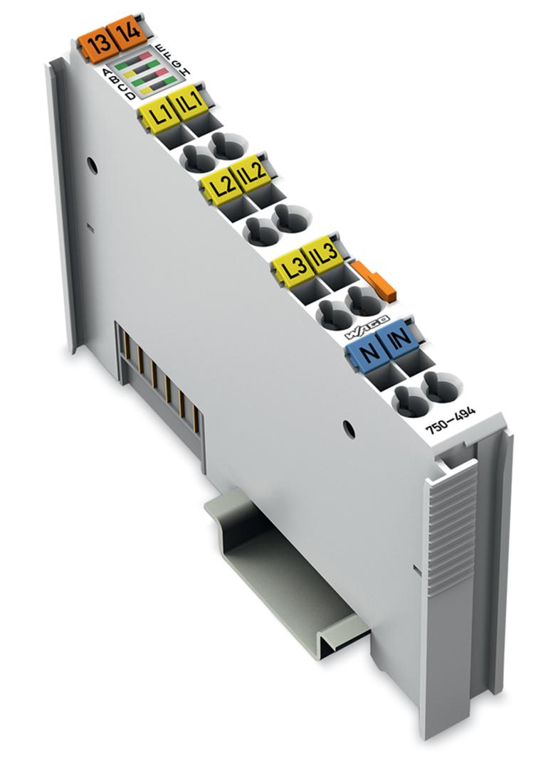 moduł pomiaru mocy 3-fazowej 480 V AC/1 A WAGO