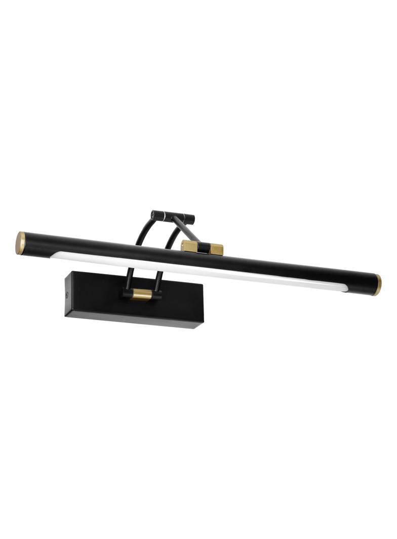 Kinkiet lampa nad lustro RICO LED 7W 770lm 4000K IP44 dł. 40 cm czarna ORNO