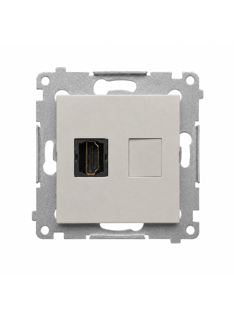 Simon 54 Gniazdo HDMI pojedyncze kaszmir mat DGHDMI.01/42