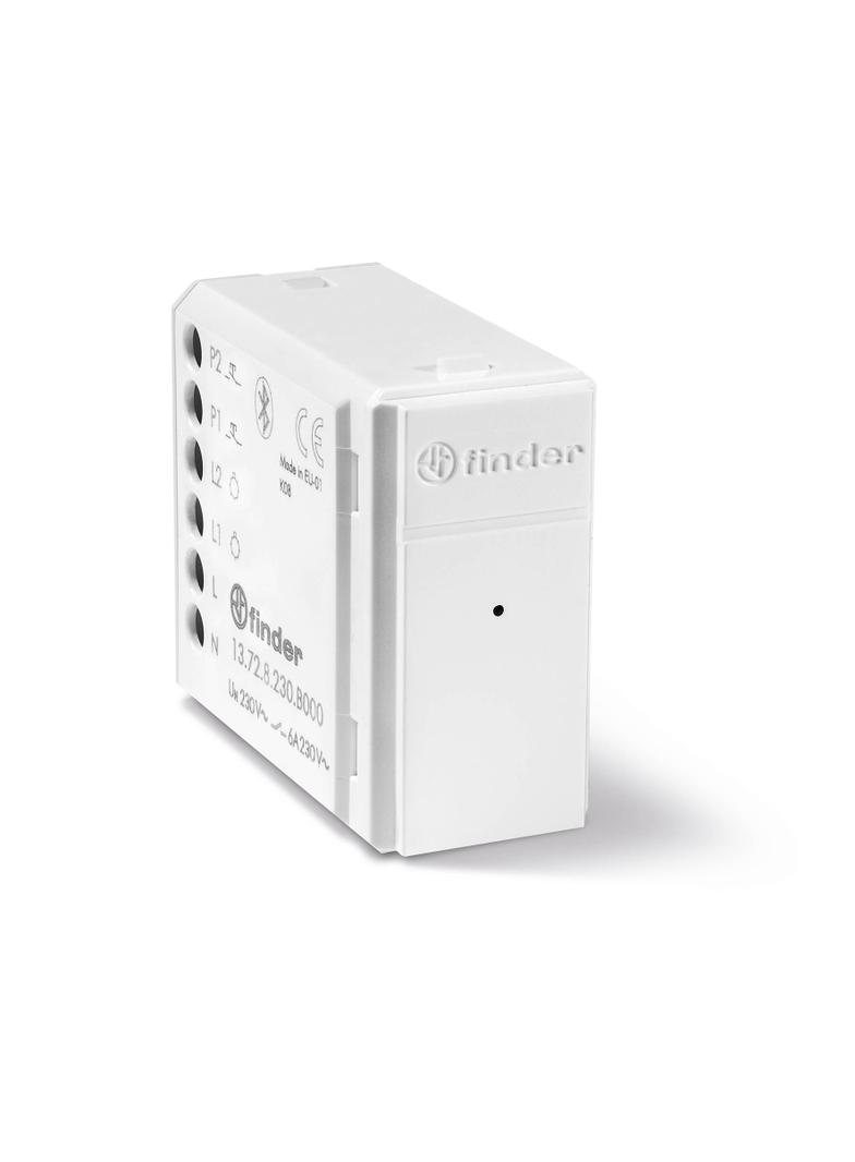 Elektroniczny przekaźnik bistabilny 2 Z; 6A; 110…230V AC; YESLY BLE biały