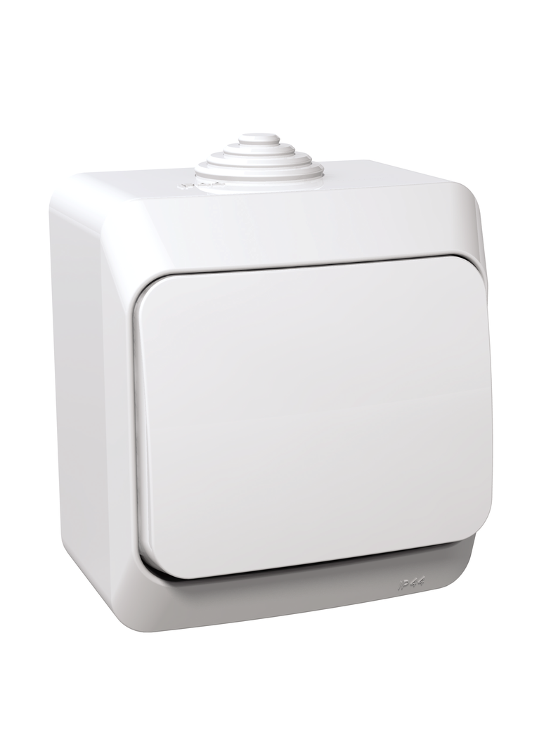 Cedar Plus, łącznik krzyżowy, IP44, biały