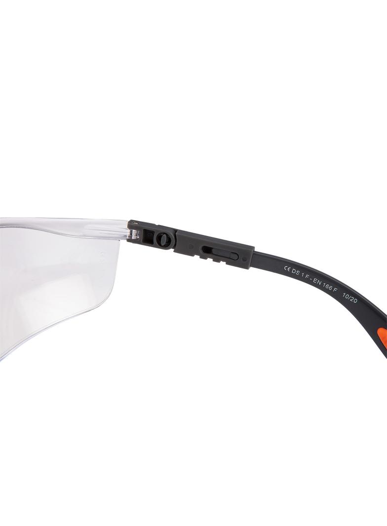 Okulary ochronne poliwęglanowe, białe soczewki