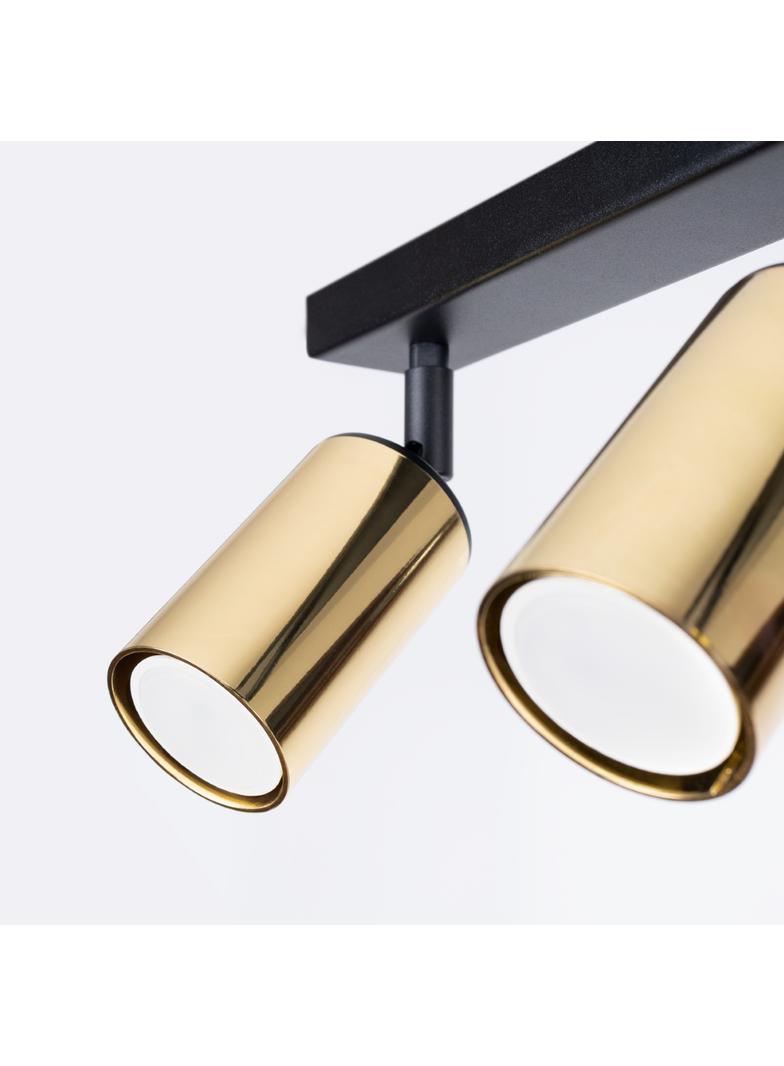 Plafon WINX 2 czarny/złoty