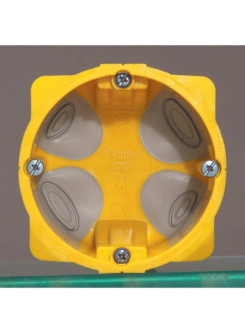 ECOBATIBOX PUSZKA POJEDYNCZA DO KARTON-GIPSU Z MEMBRANĄ 50 MM, Legrand