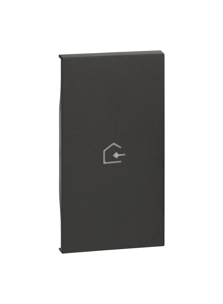 LIVING NOW 'MY HOME' - KLAWISZ Z SYMBOLEM  POWRÓT  - 2 MODUŁY - CZERŃ, Bticino