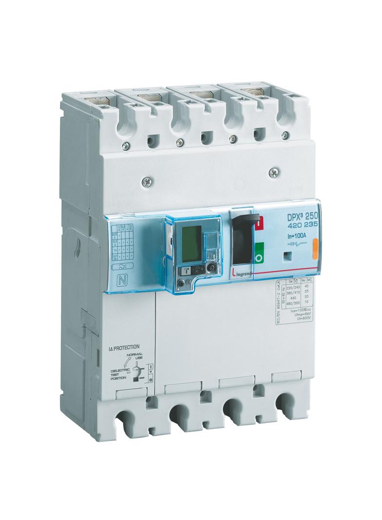 Wyłącznik DPX3 250 3P 100A 36kA 420235 LEGRAND