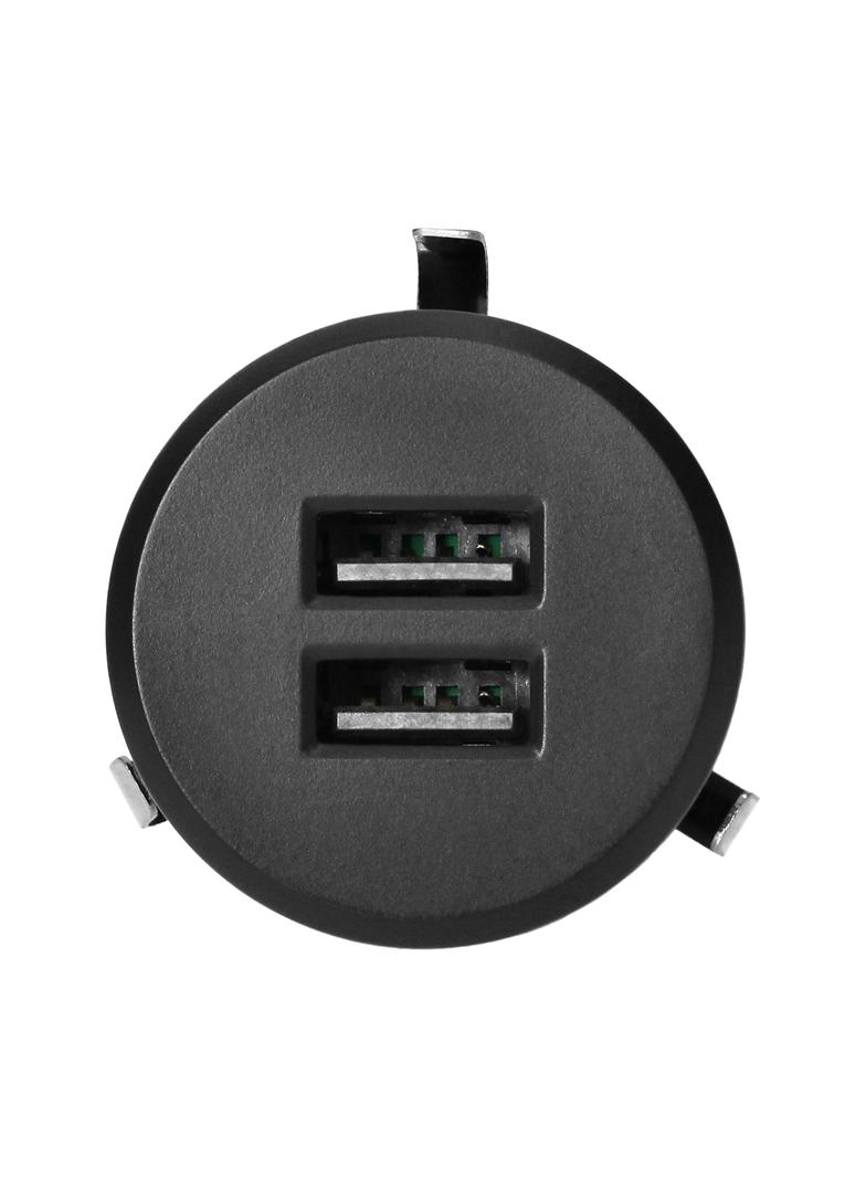Ładowarka 2xUSB (typ A, 3,4A) wpuszczana w blat, czarna OR-GM-9019/B ORNO